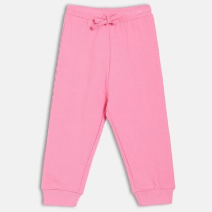 MINI KLUB Track Pant For Girls (Pink, Pack of 1