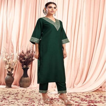 MYRA  Women Silk Blend Kurta TOP