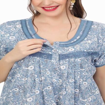 BRANDED NKNESS  Women Nighty (Grey)