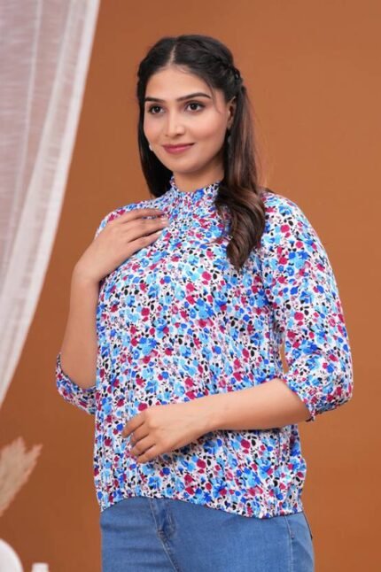 MARKS & SPENCER Casual Printed Women Multicolor Top