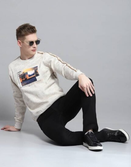 FILA Full Sleeve Printed Men Sweatshirt