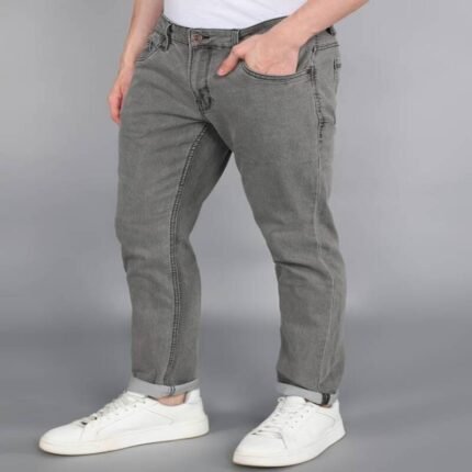 METRONAUT  Men Slim Mid Rise Grey Jeans