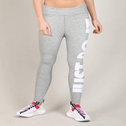 NIKE Solid Women Black Tights