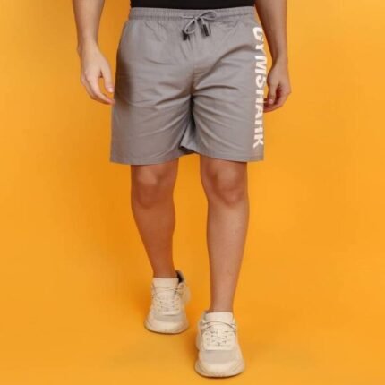 MART Solid Men Grey, Grey Sports Shorts