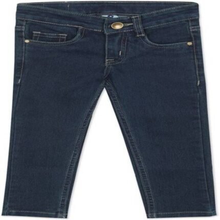 donut Girls Slim Mid Rise Green Jeans