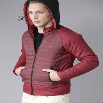 Roadster Men Solid Padded Jacket